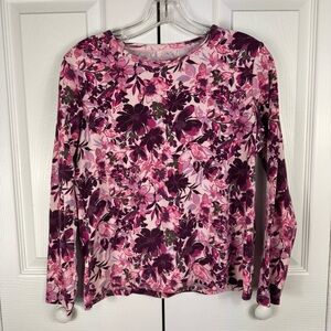 Floral Long Sleeve Women's Top